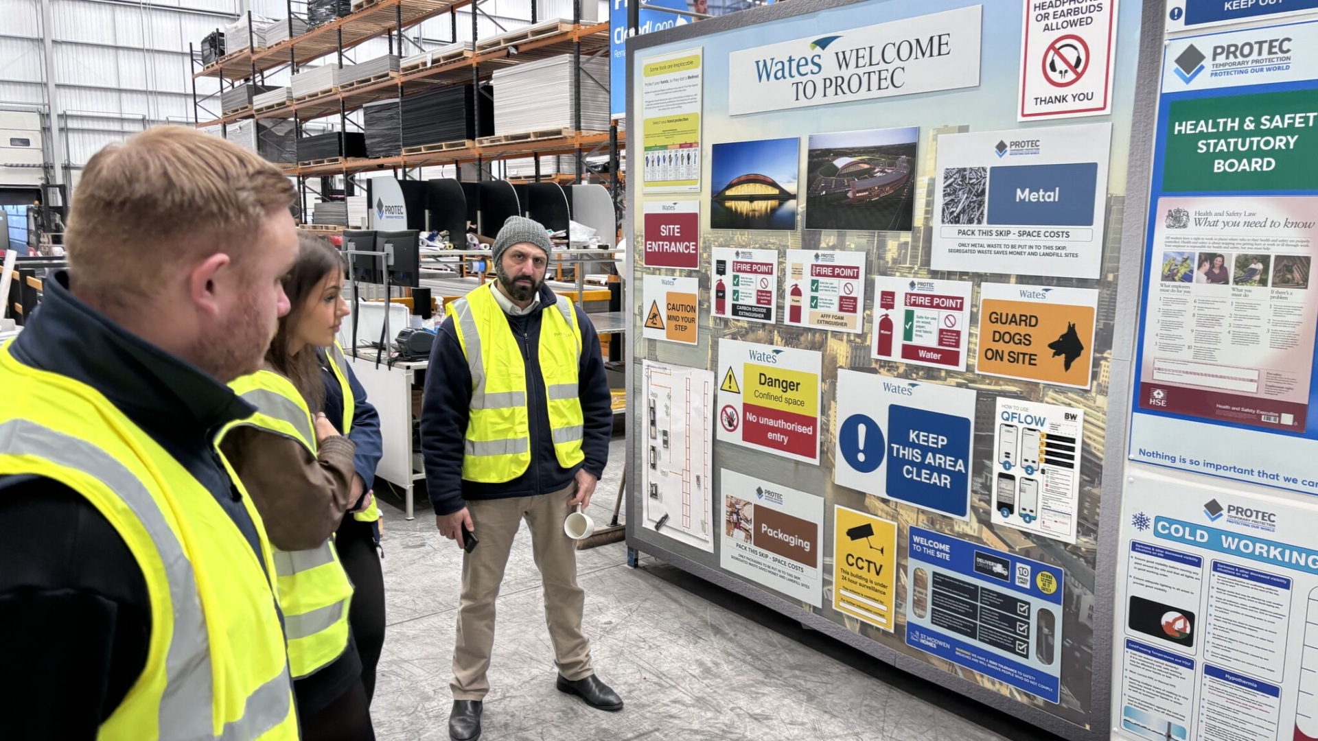 Wates Group Visits Protec’s Recycling Facility